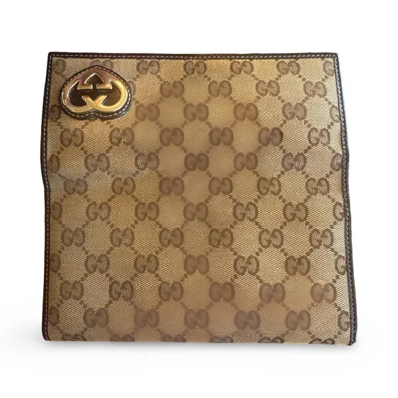 Gucci GG Monogram Canvas Lovely Heart Continental Bifold Wallet - Picture 15 of 16